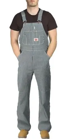 Salopette à Rayures Grande Taille pour Homme - Univers Salopette