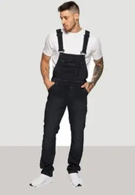 Salopette noir Homme : Style et Élégance Retro