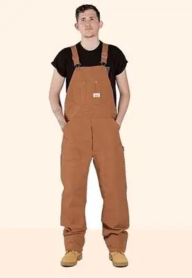 Salopette Grande Taille Marron pour homme