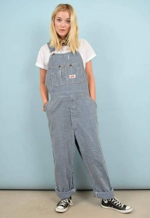 "Craquez pour les Salopettes Rayées Round House !"